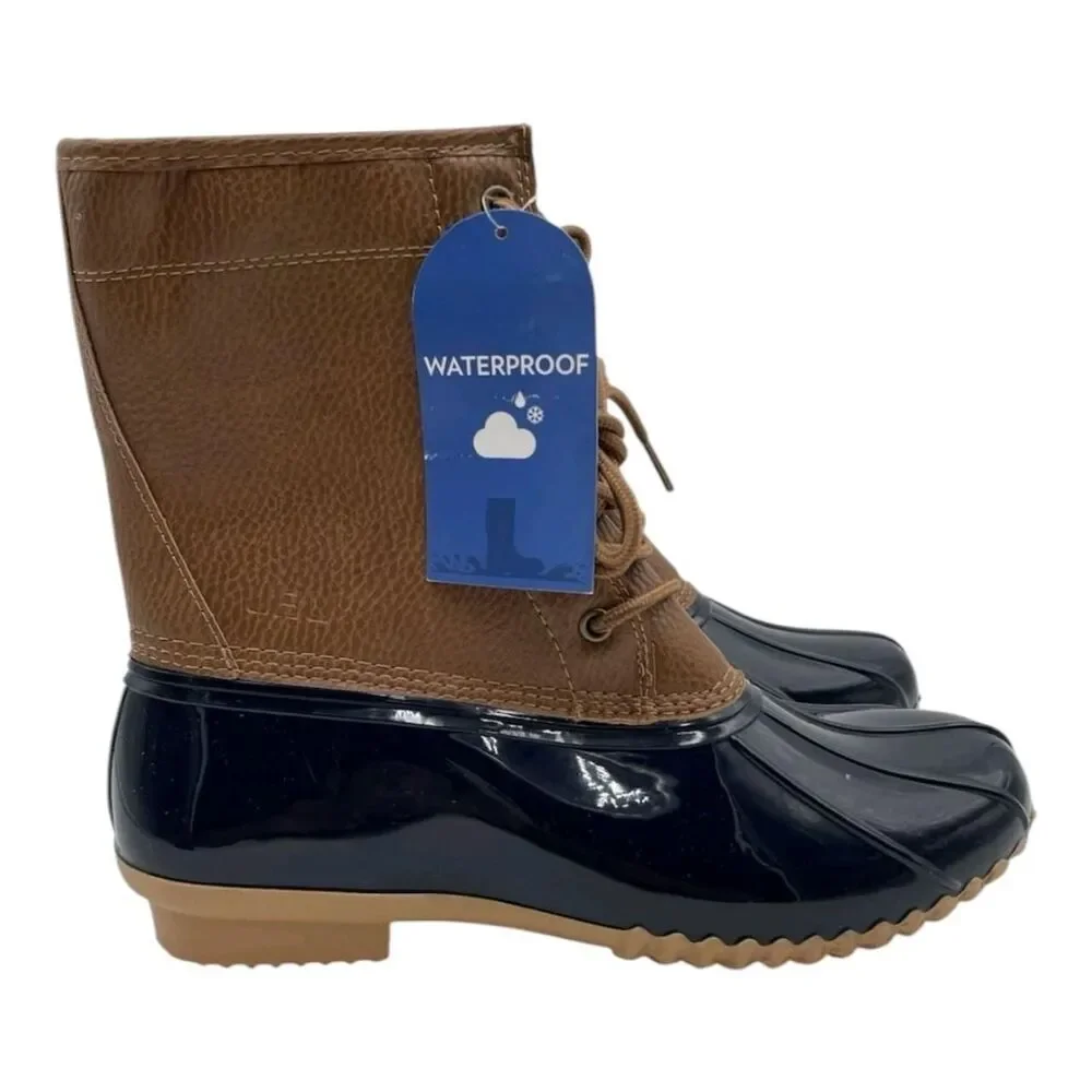 Jbu-by-jambu Women's Brown and Black Boots SIZE 10